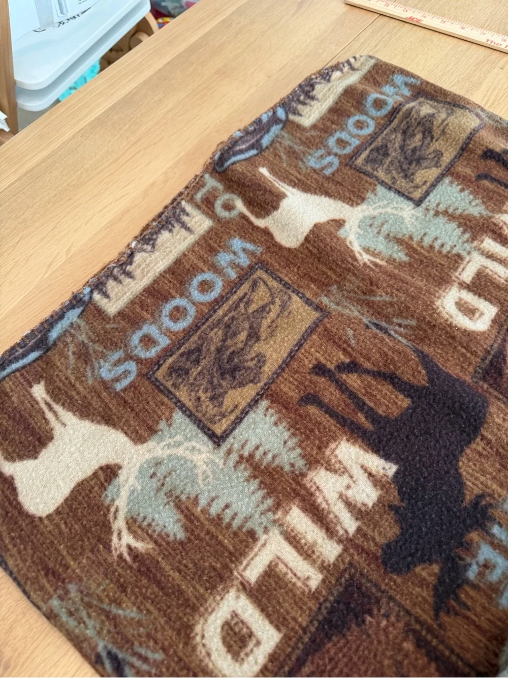 Outdoor Themed Fleece Blanket 50”x60”